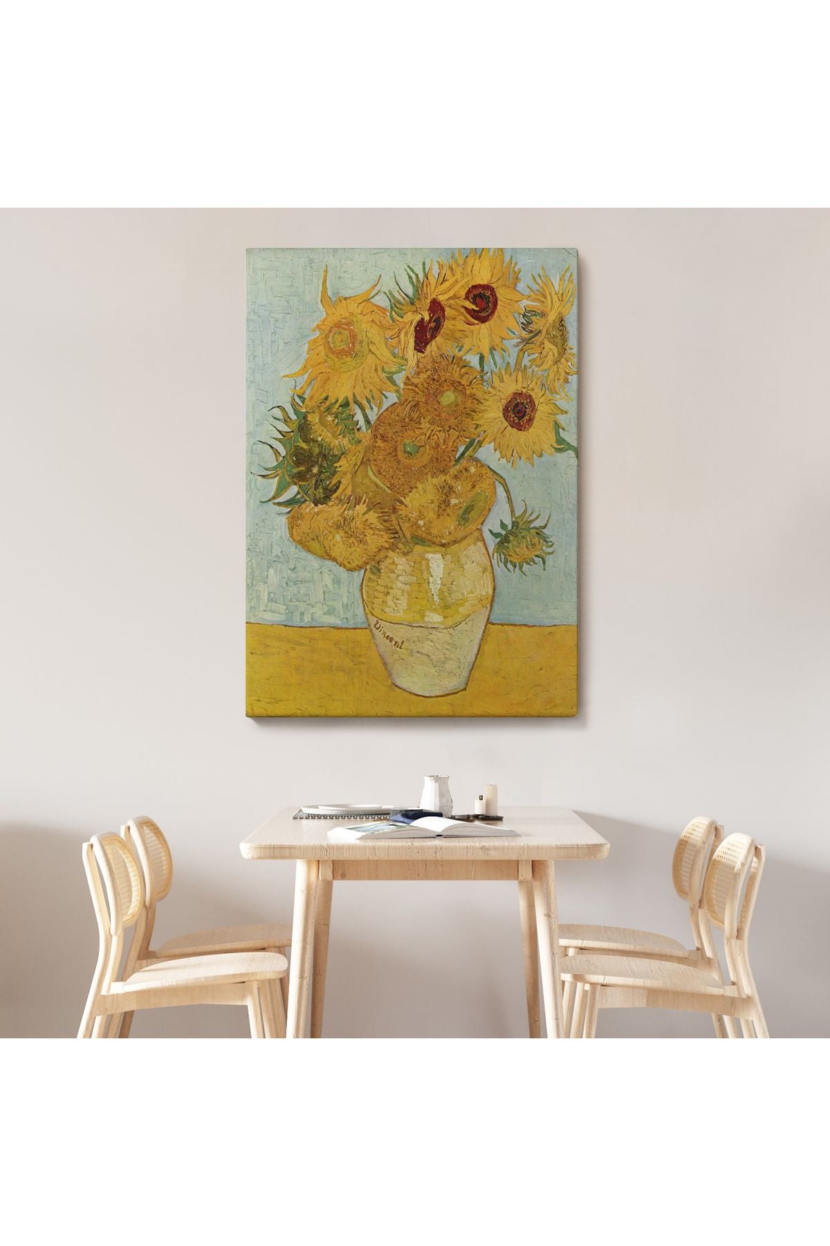 Vincent Van Gogh Ayçiçekleri İsimli Eseri Kanvas Tablo-5133