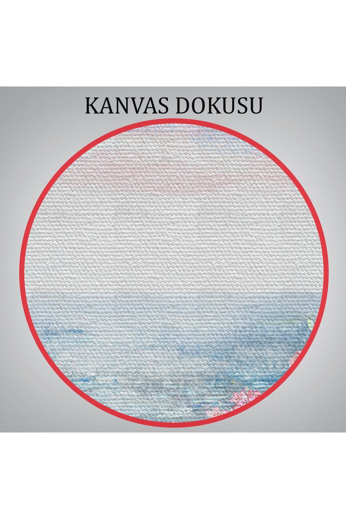 Okyanus Manzaralı Yağlıboya Görünüm Dekoratif Kanvas Duvar Tablosu-3509