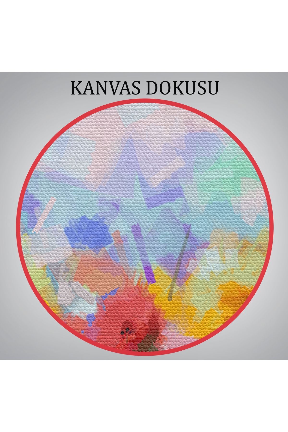 Güzel çiçekler Yağlıboya Görünüm Dekoratif Kanvas Duvar Tablo-3440