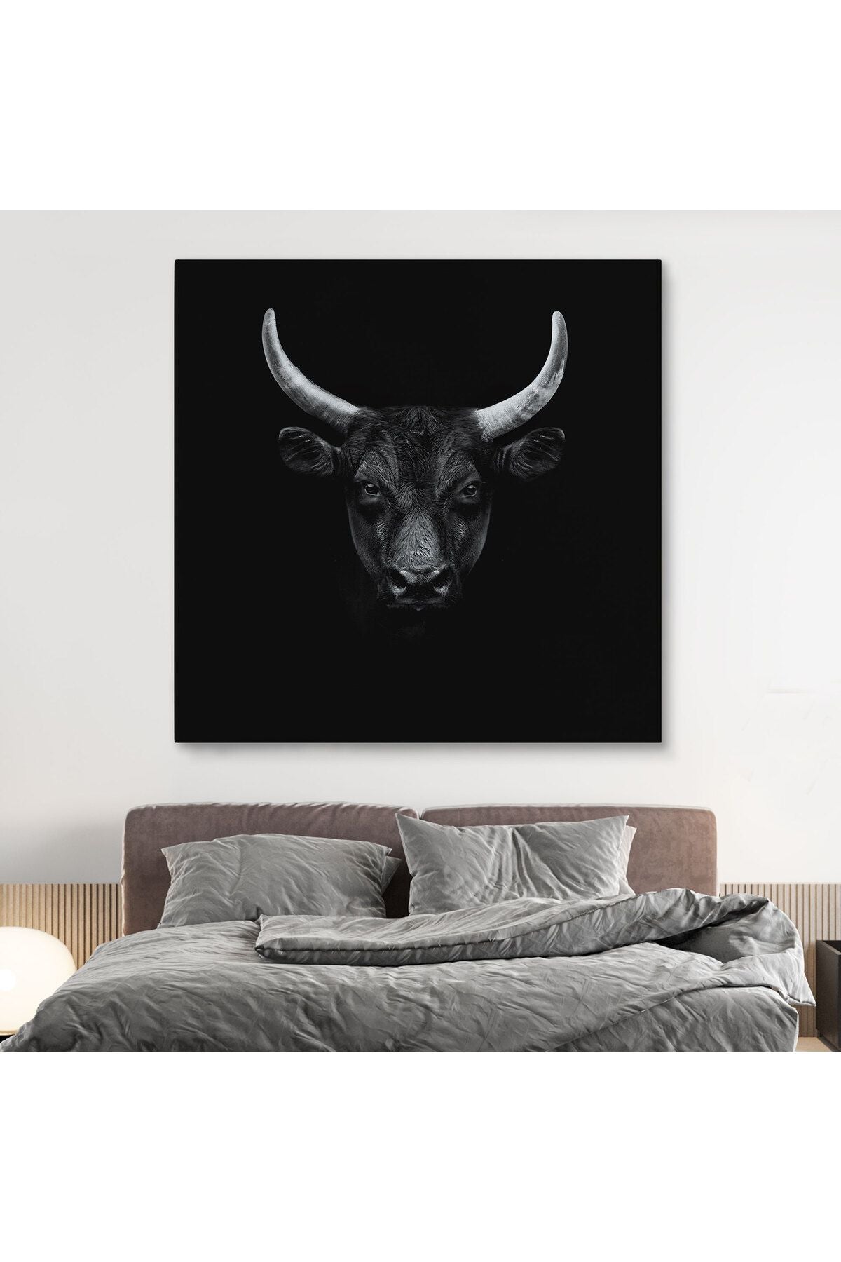 Boğa Dekoratif Kanvas Tablo-5809