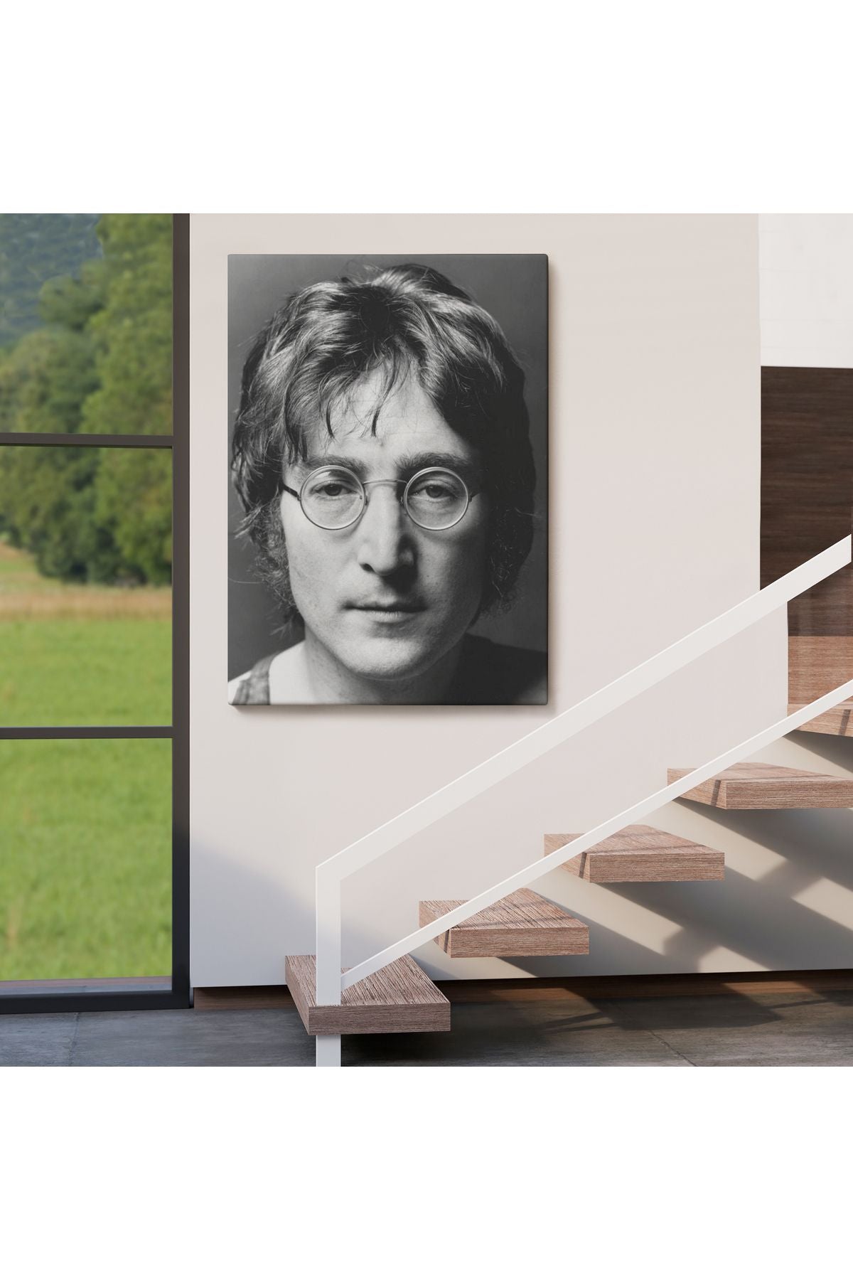 Özel Tasarım John Lennon Kanvas Duvar Sanatı Tablo-5303