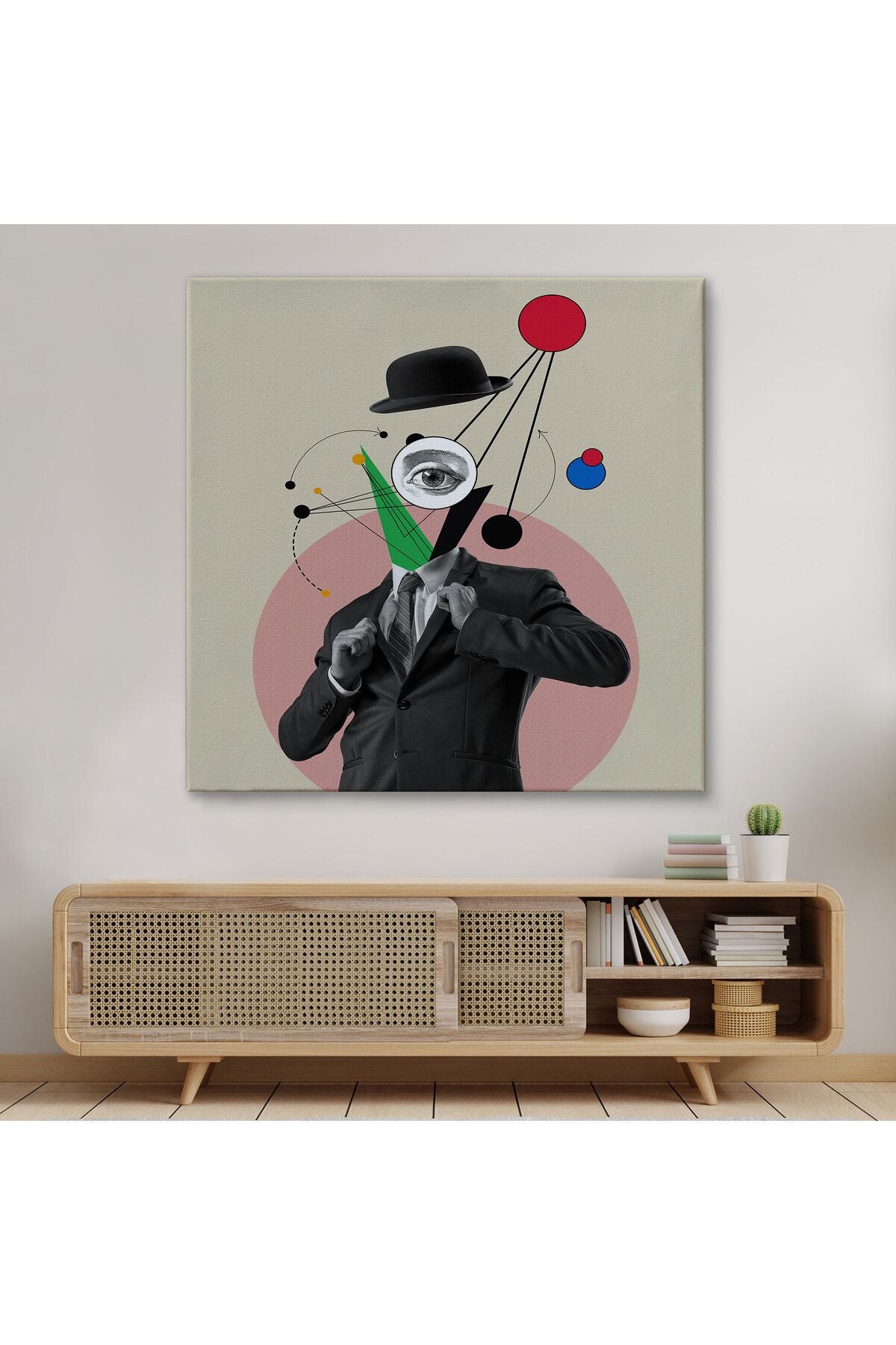 Pop Art Tablo, Kahve İçen Çizgi Roman Kahramanı-5802