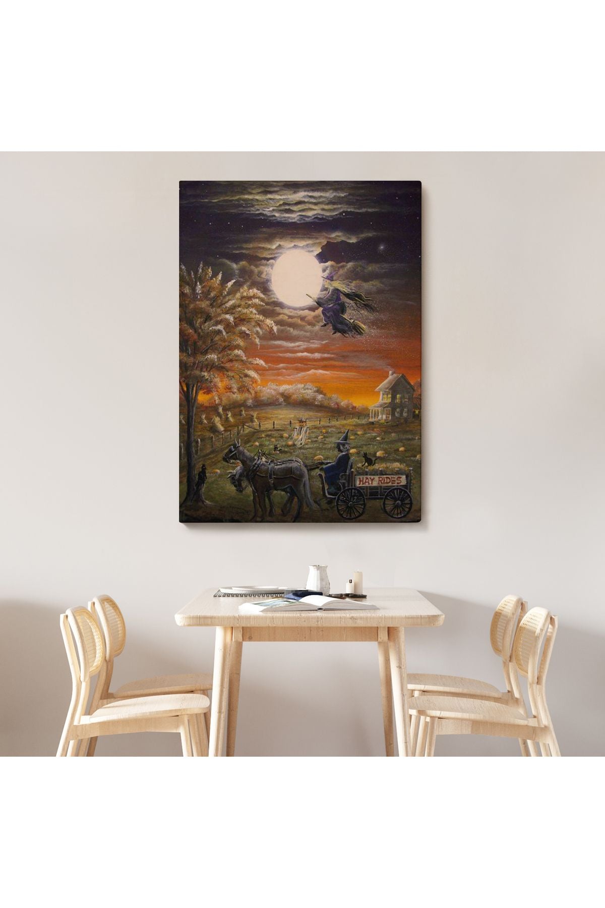 Cadılar Bayramı Helloven Dekoratif Duvar Tablosu -6251