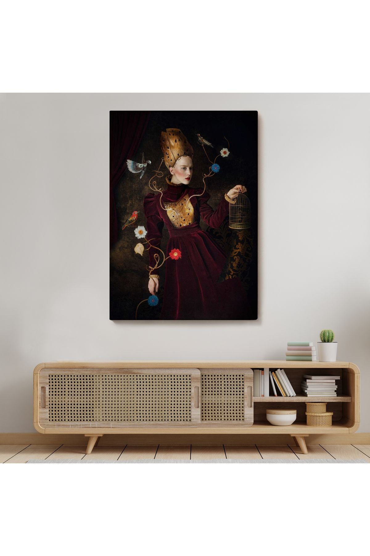 Svetlana Melik - Nubarova Kadının Hikayesi Kanvas Tablo -6417