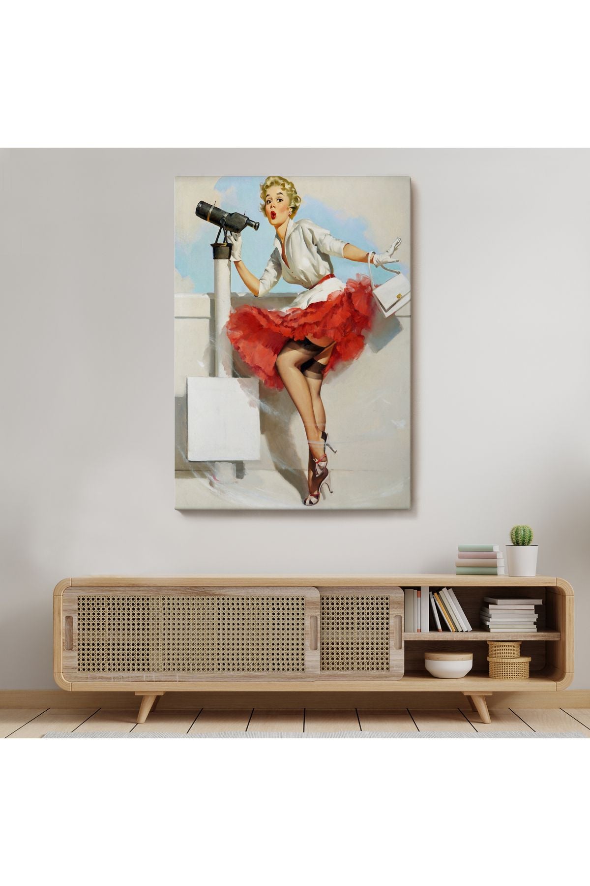 Sexi Denizci Kadın Dekoratif Duvar Tablosu-6434