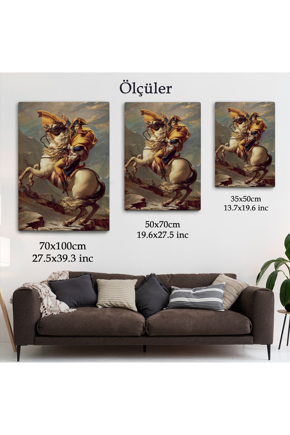 Alpleri Aşan Napolyon Duvar Tablosu-6011