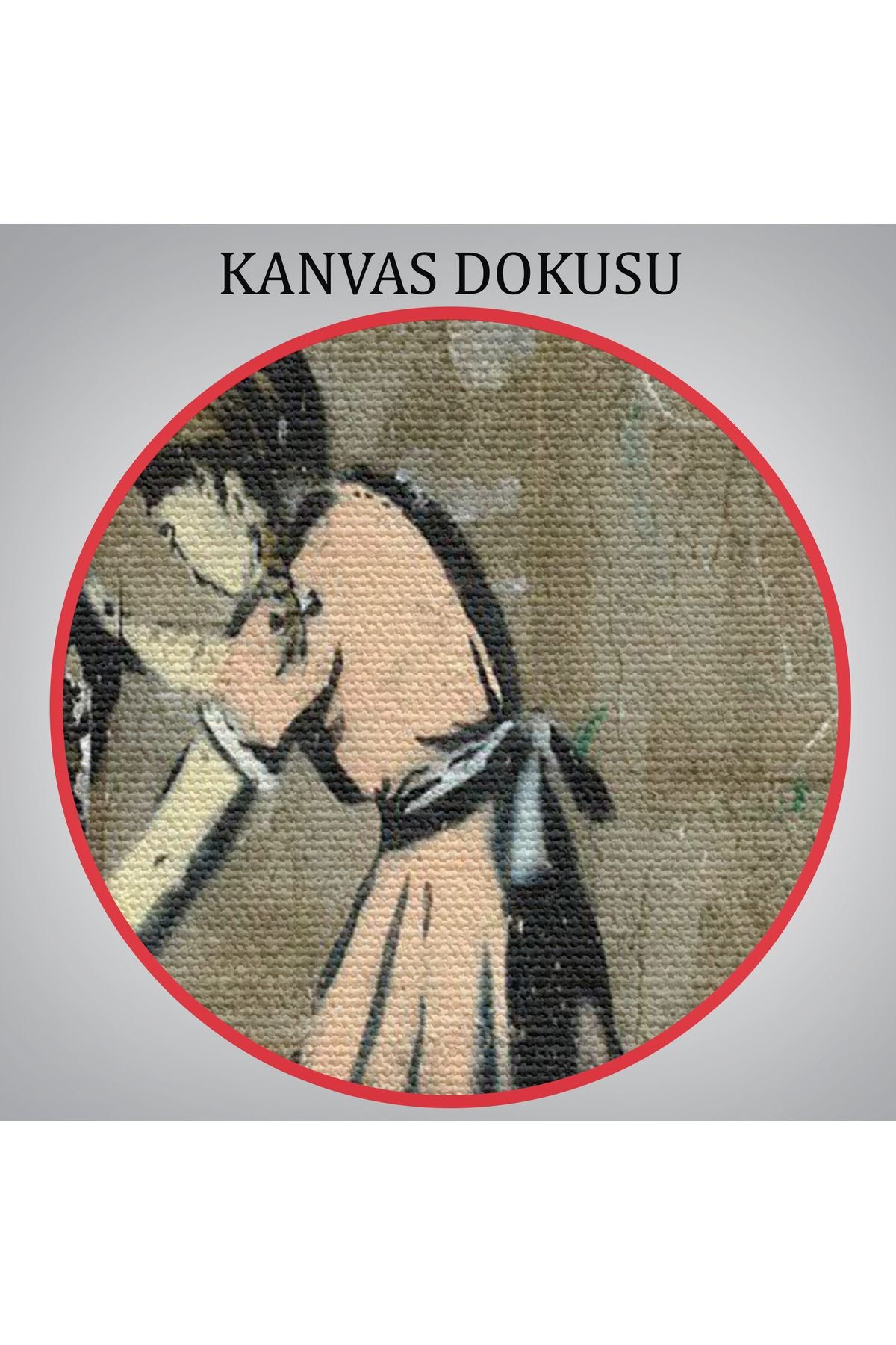 Bansky'nin Askeri Arayan Küçük Kız Eseri Kanvas Tablo-5013