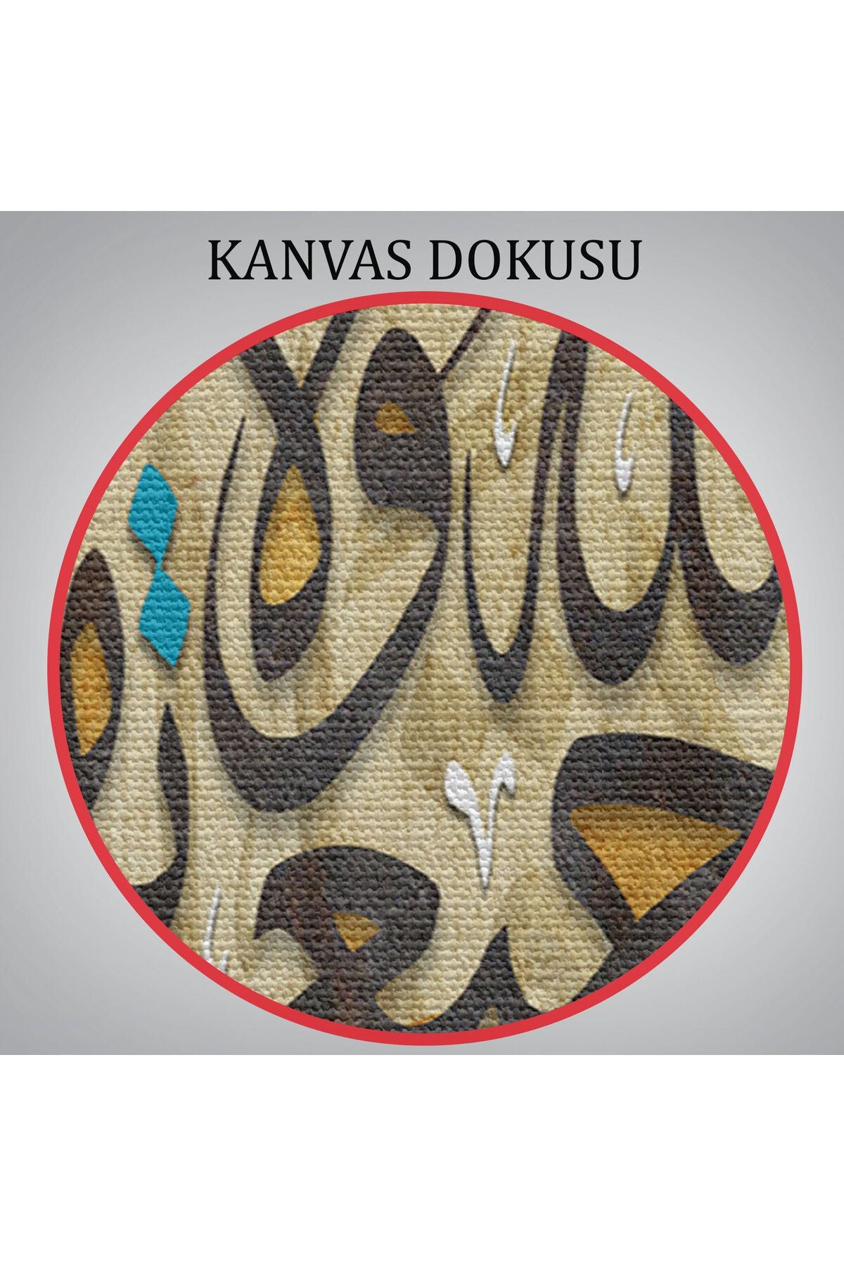 Akşama Girdiğinizde, Sabaha Kavuştuğunuzda, Allah’ı Tespih Edin Ayeti Yazılı Kanvas Tablo -3387
