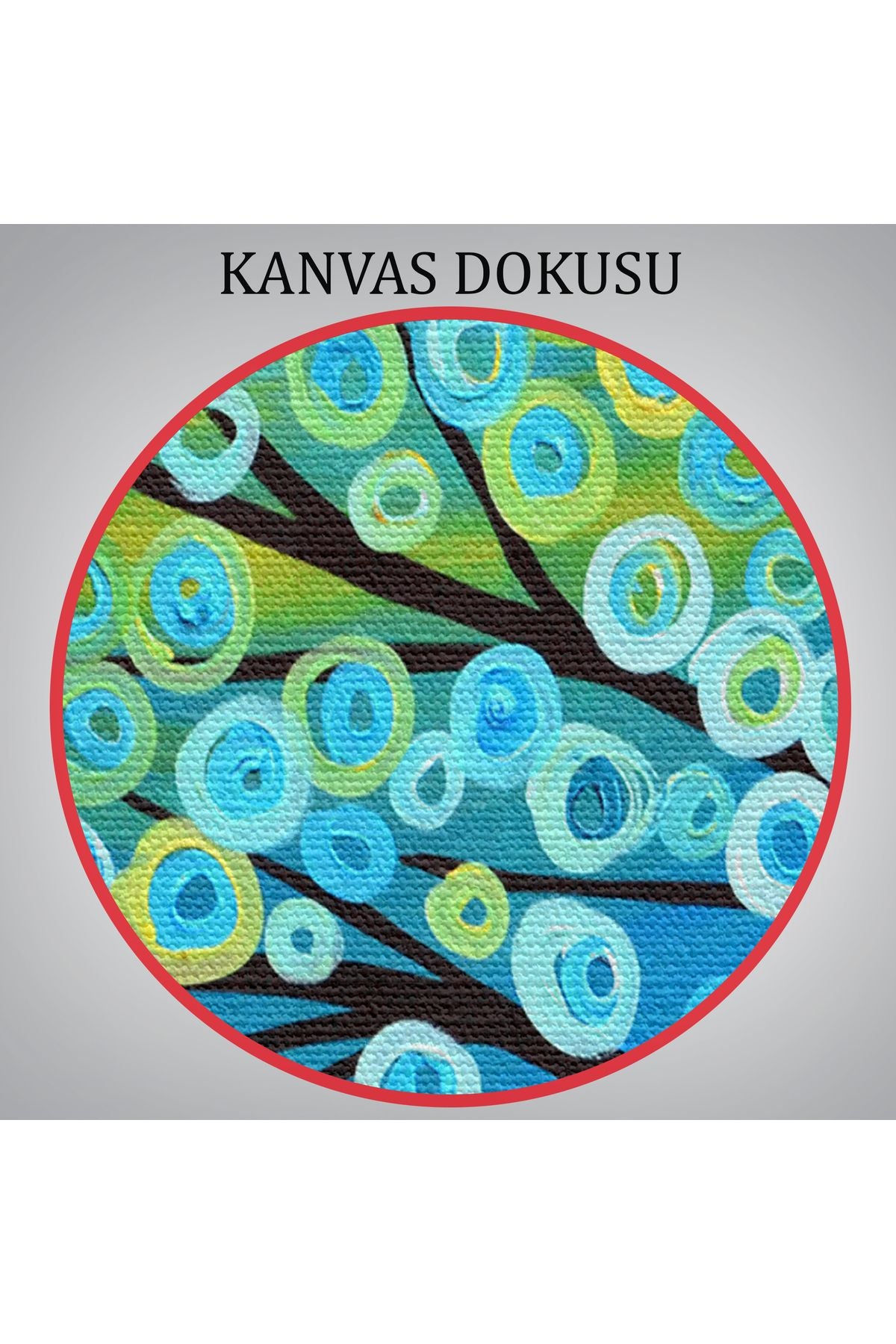 Sürreal Ağaçtaki Renkler Senfonisi Tablosu-6628