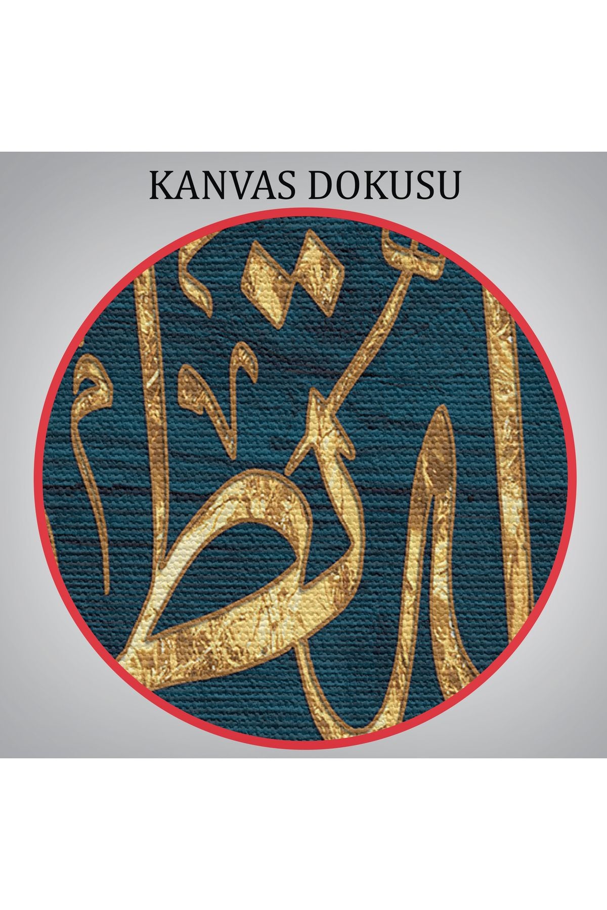 Kalpler Ancak Allah'ı Anmakla Huzur Bulur (Rad suresi 28. Ayet) Kanvas Tablo-3318