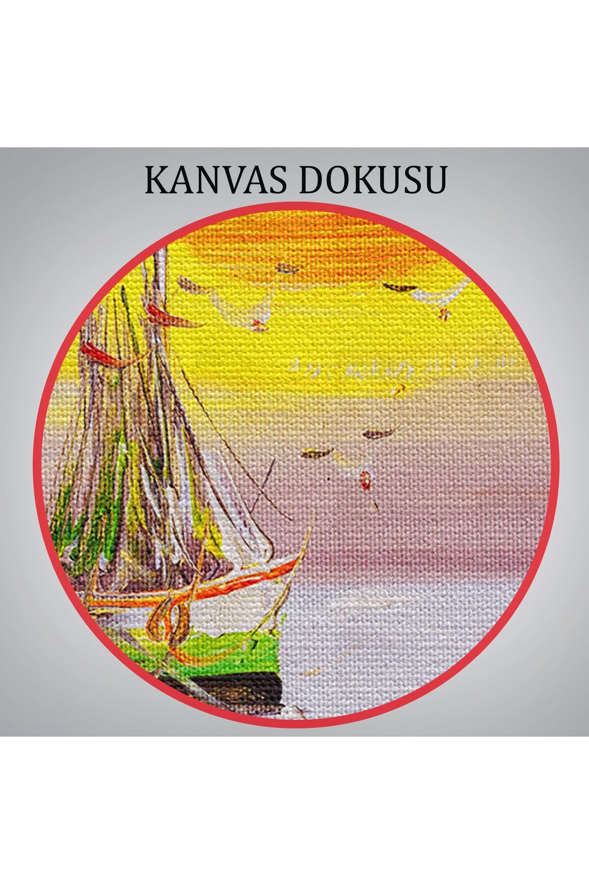 Venedik İtalya Yağlıboya Görünüm Dekoratif Kanvas Duvar Tablosu-3487