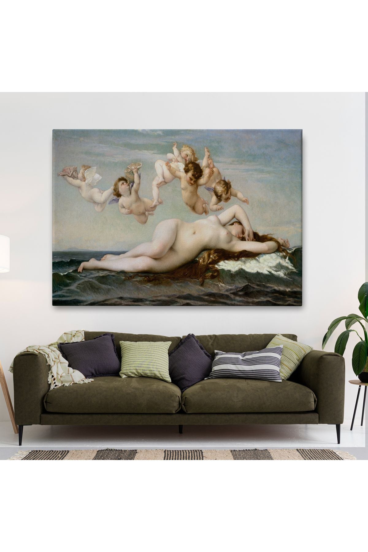 Alexandre Cabanel'in Venüsün Doğuşu İsimli Eseri Kanvas Tablo, The Birth Of Venus-5028