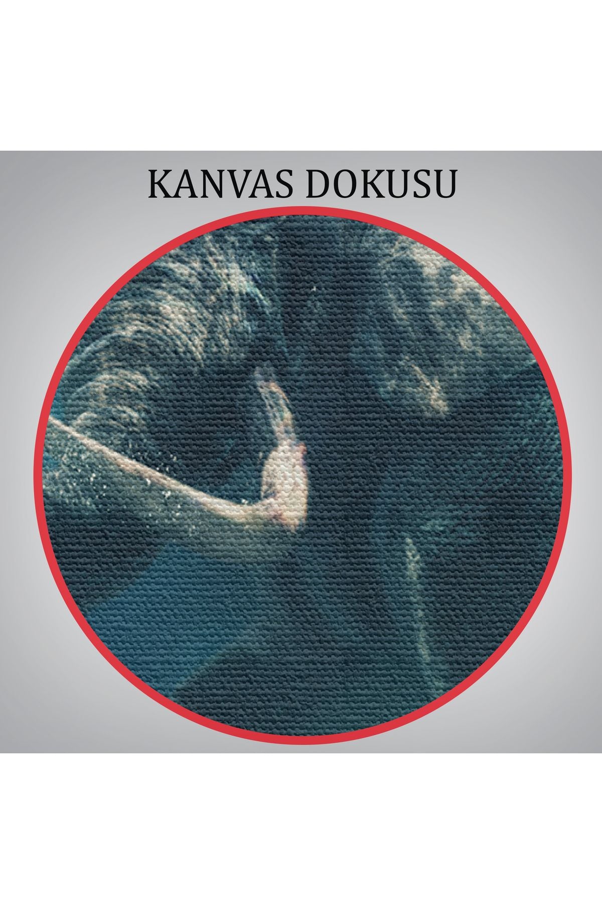 Yüzen Fil Dekoratif Kanvas Tablo 1128