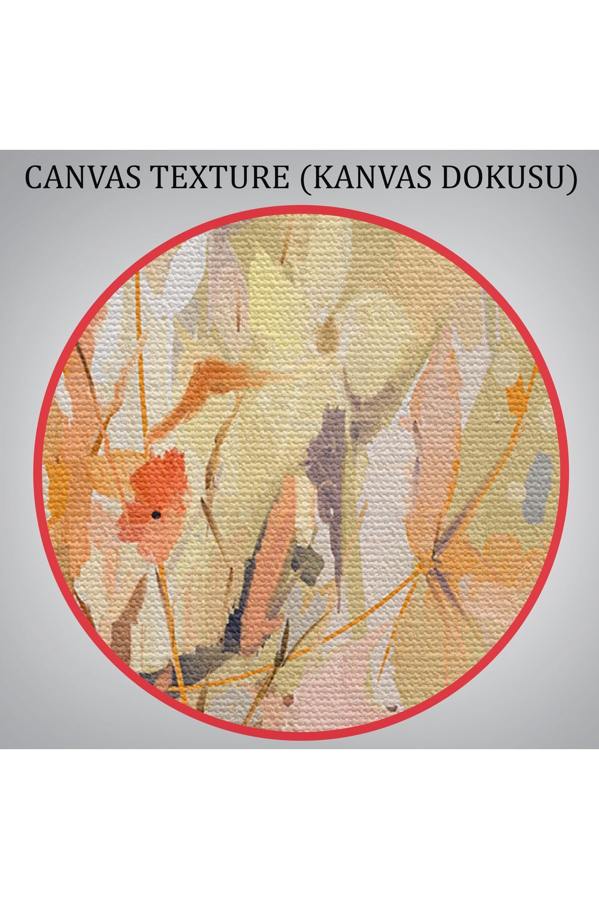 Renkli Yapraklar Duvar Tablosu-1240