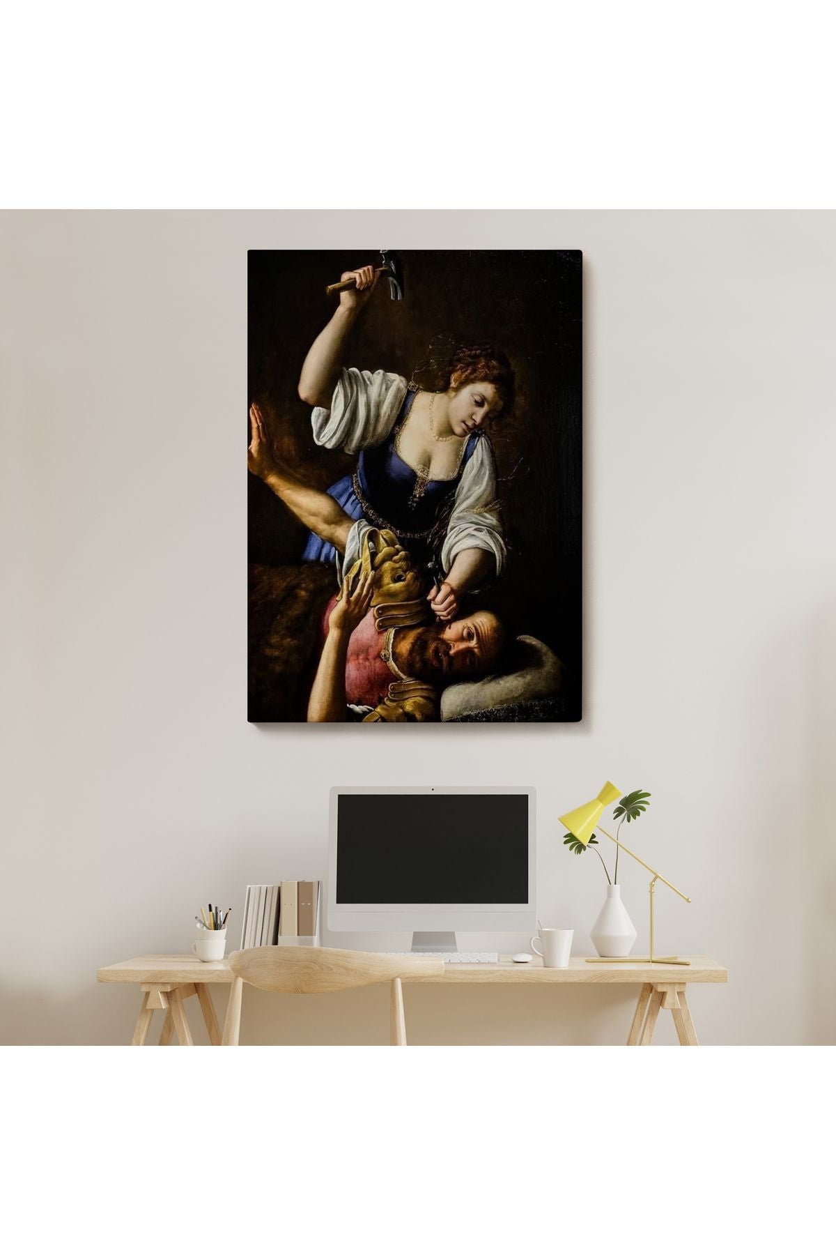 Giuseppe Vermiglio'un Jael And Sisera isimli Eseri Dekoratif Duvar Tablosu-6121