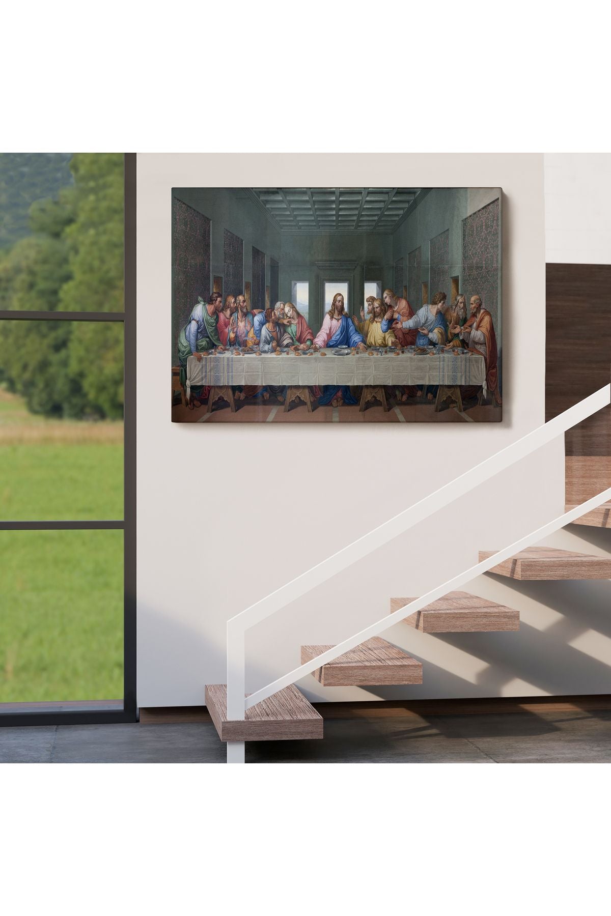 Da Vinci'nin Son Akşam Yemeği Kanvas Tablo-5184