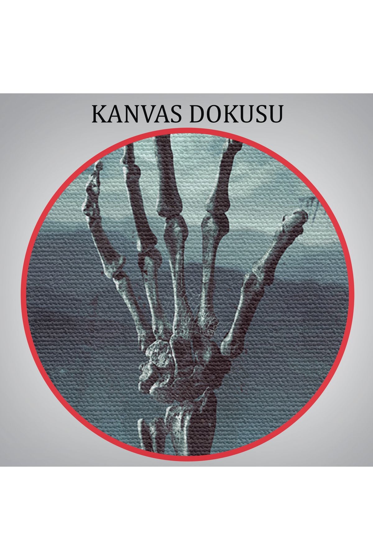 Mezardan Çıkan El, Mezarlıkta Dirilmiş El Dekoratif Duvar Tablosu-5205