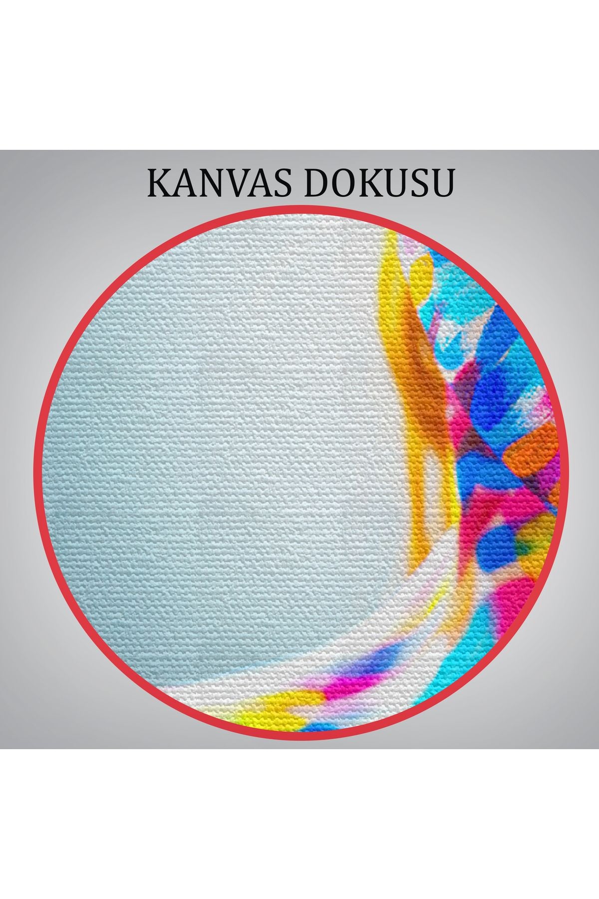 Sanatçı Kadın Dekoratif Kanvas Duvar Tablosu-3455