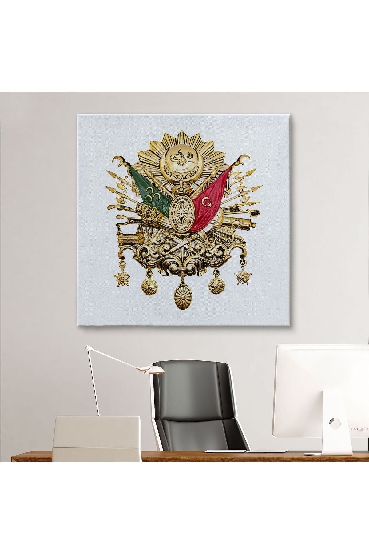 Osmanlı Tuğrası Dekoratif Kanvas Tablo-5805