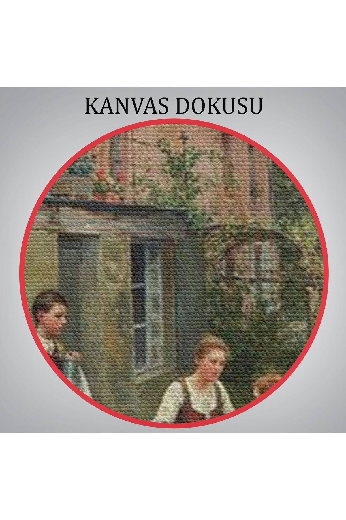 Bahçede Kahve Keyfi 19, Yüzyıl Tablosu-6529