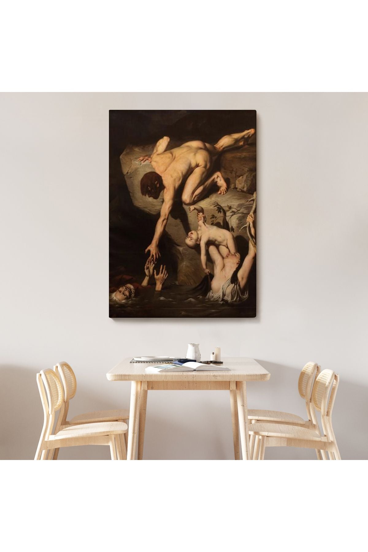 Joseph-désiré Court'un Nuh'un Tufanını Resmettiği 1826 Tarihli Tablo -6065