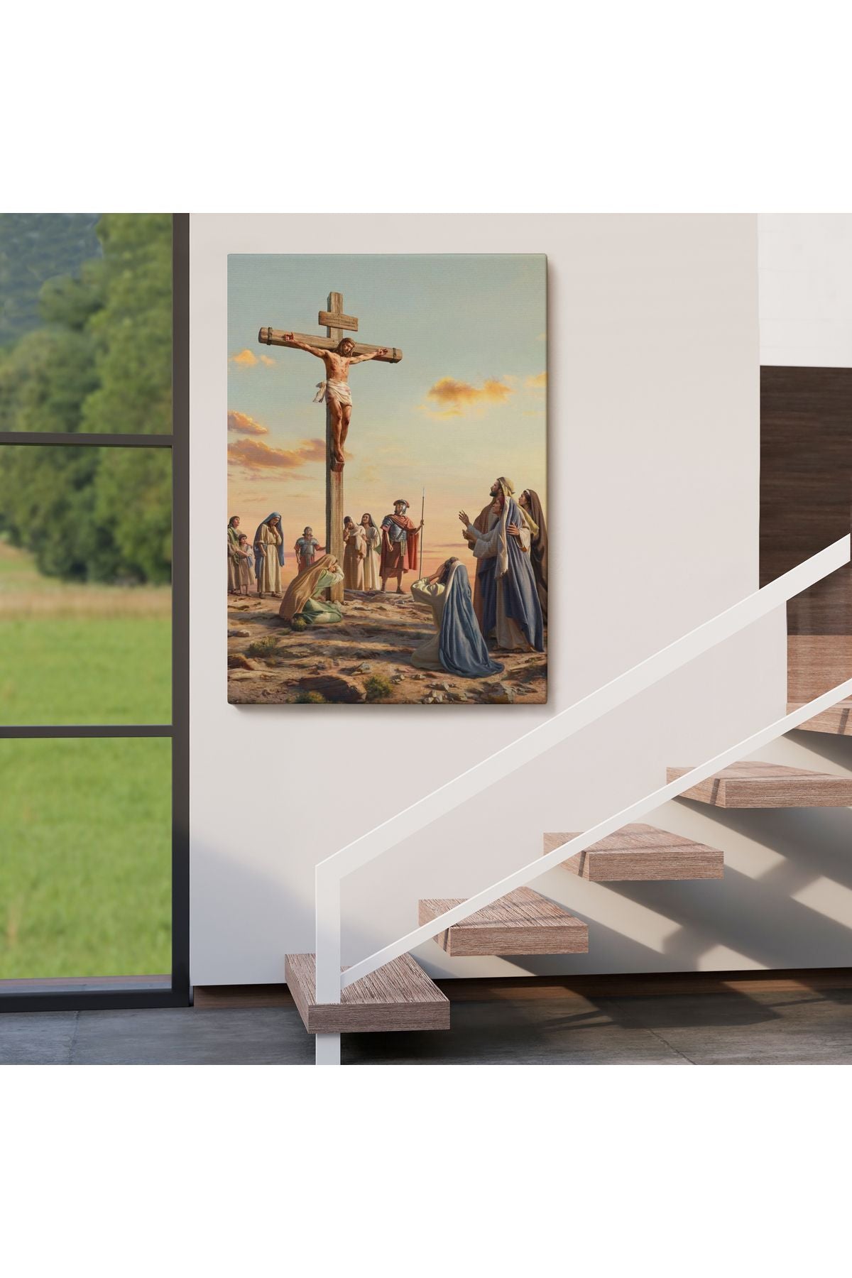 Çarmıha Gerilmiş İsa Mesih Duvar Tablosu, Jesus Christ-6347