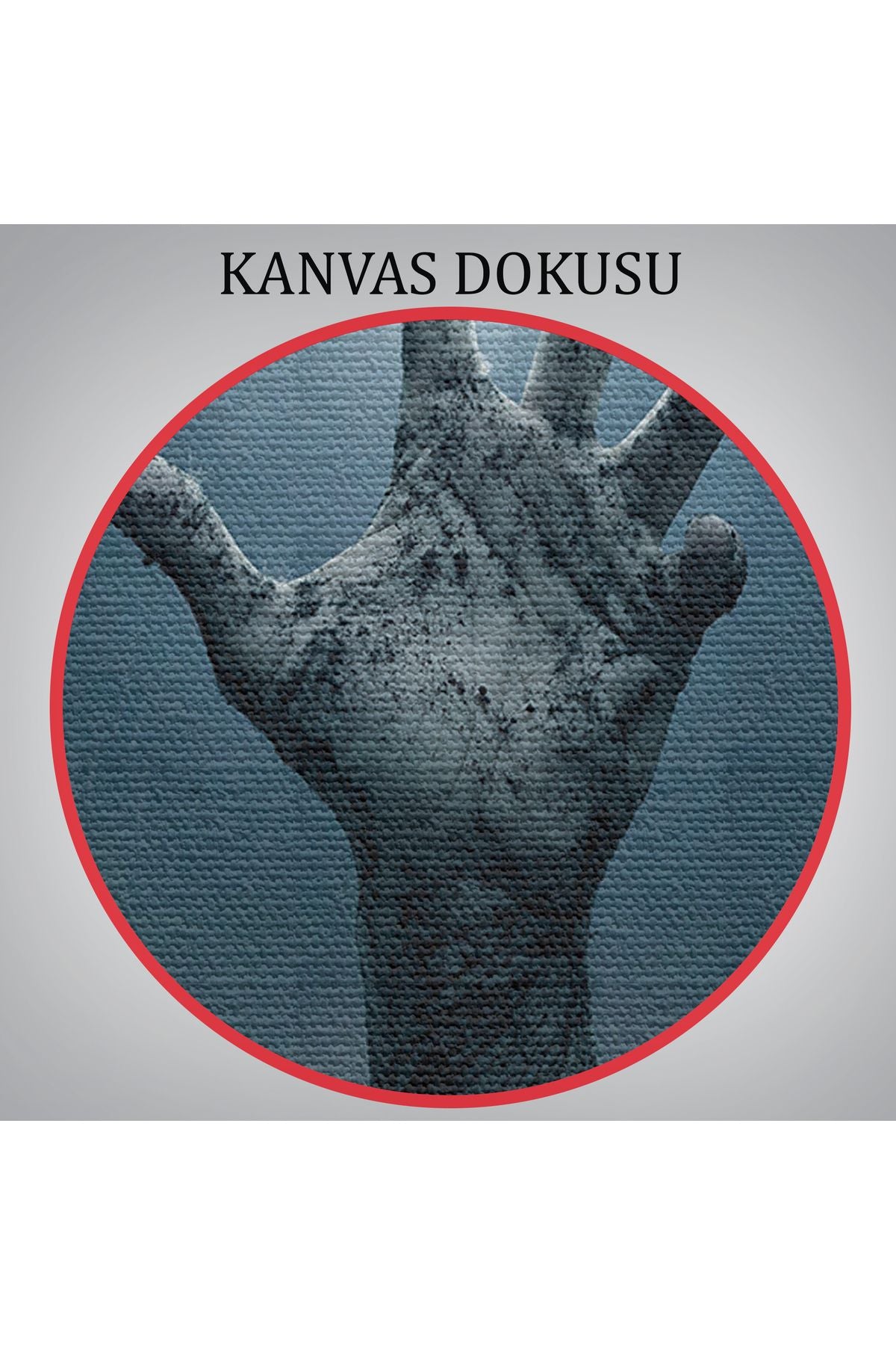 Cadılar Bayramı Mezarlık Diriliş El Duvar Tablosu-5192