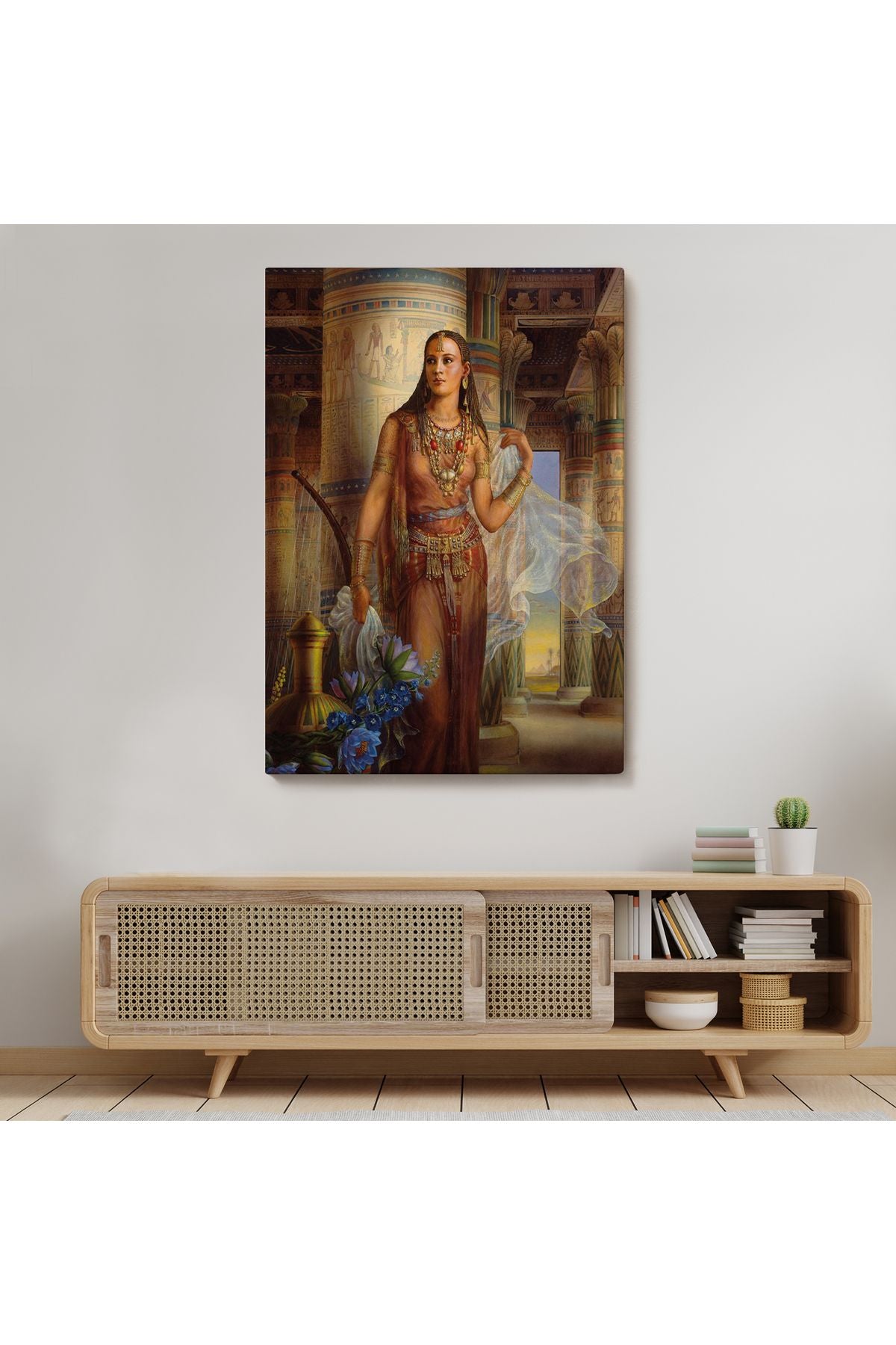 Kinuko Yamabe Craft Mısırlı Kadın Çalışması Kanvas Tablo-6047