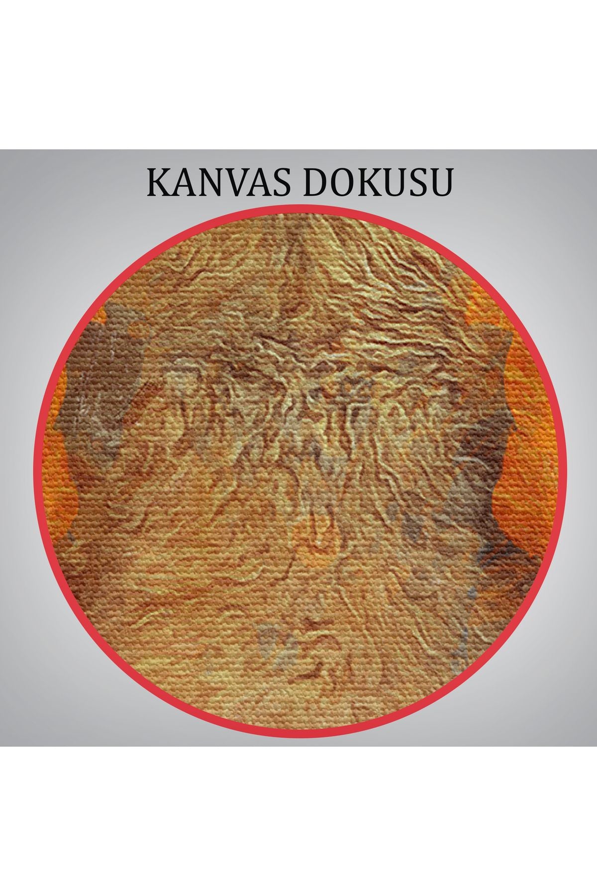 Gerçekçi Çita Gözleri Yağlıboya Görünüm Kanvas Duvar Tablosu-3689