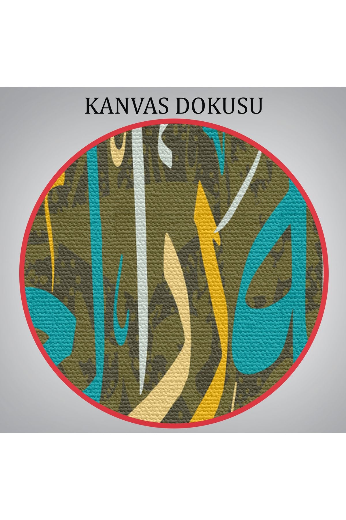 Tüm Evrenin Yaratıcısı Allah'a Şükürler Olsun, Yazılı Dekoratif Kanvas Tablo-3296