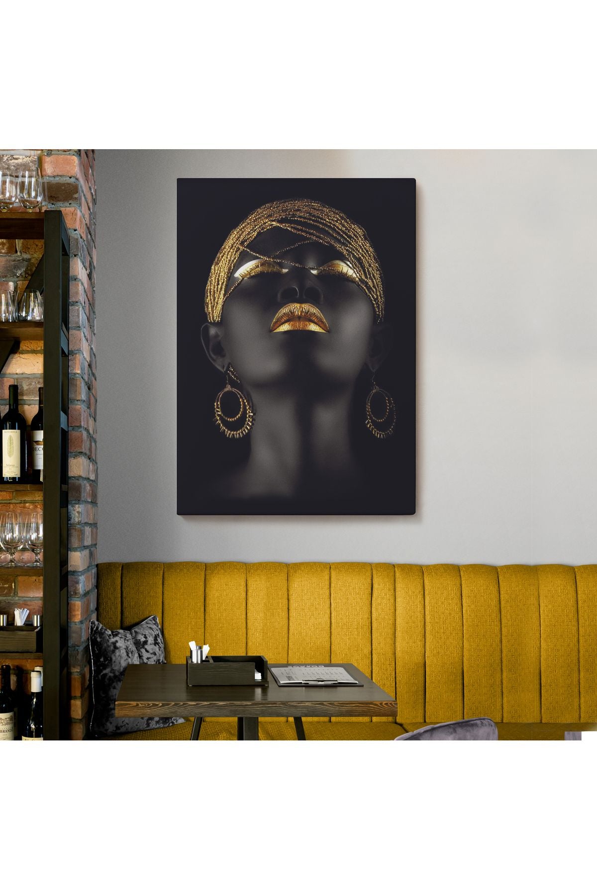 Kadın Yaylera Dekoratif Kanvas Tablo-4975