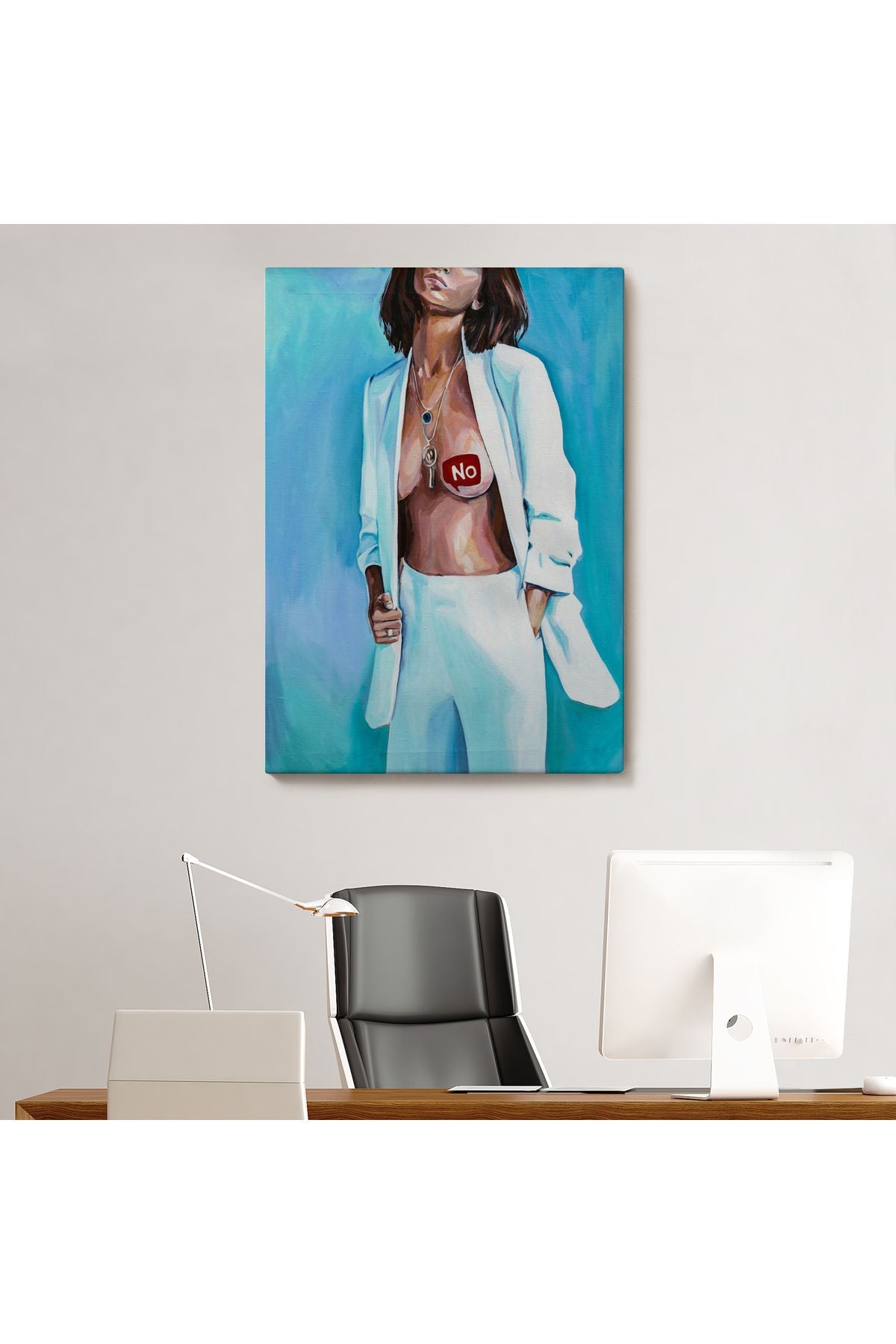 Feminist Kadın Kanvas Tablo-5118