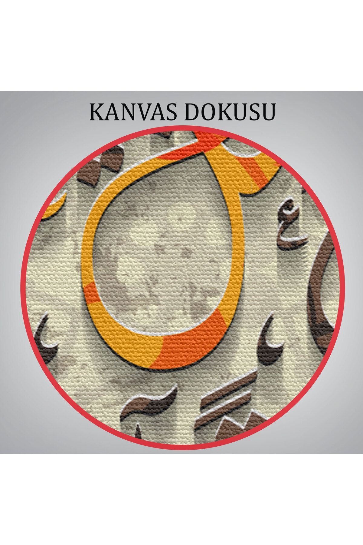 Allah Aranıza Sevgi ve Merhamet Yerleştirdi Yazılı Dekortif Duvar Kanvas Tablo-3273