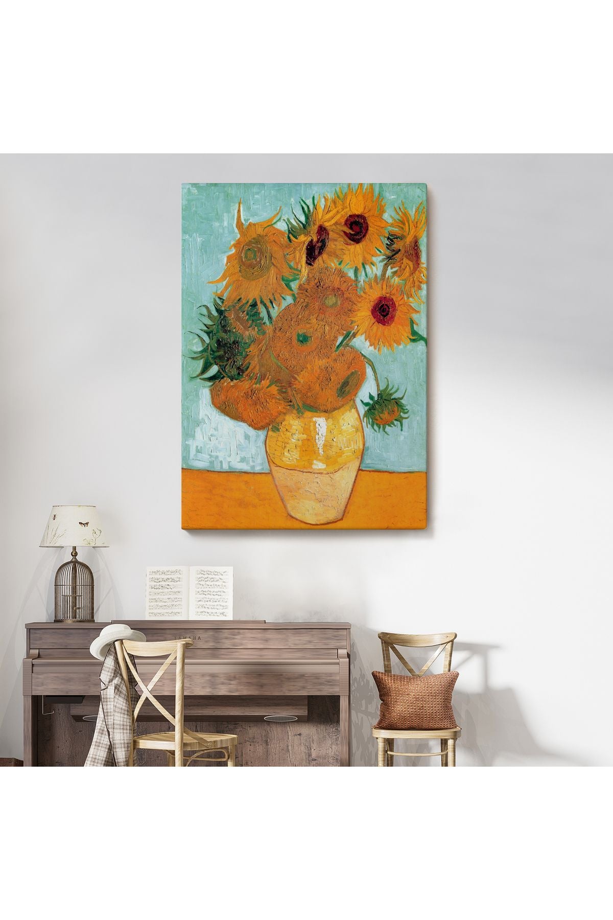 Vincent Van Gogh Ayçiçeği Tablosu-6437