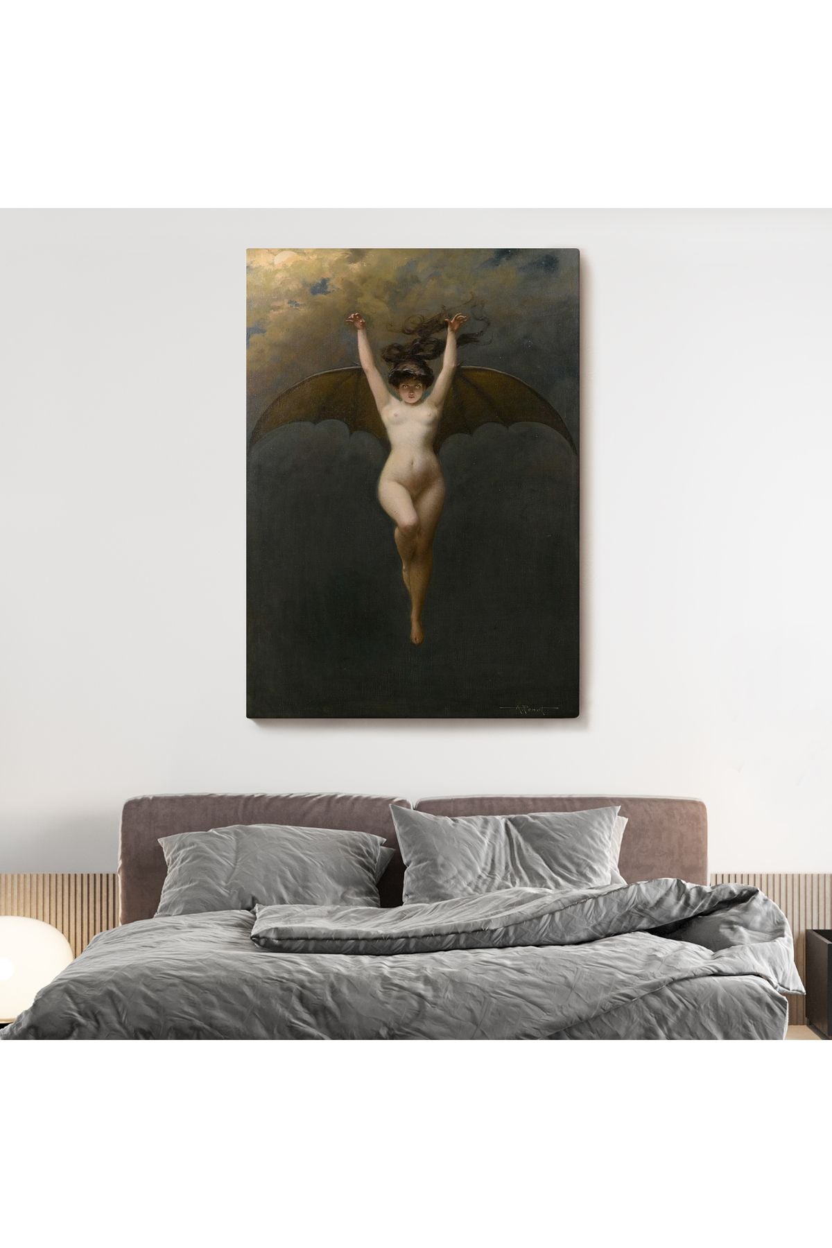 Yarasa Kadın Tablosu, Albert Joseph Pénot, La Femme Chauve Souris-6171