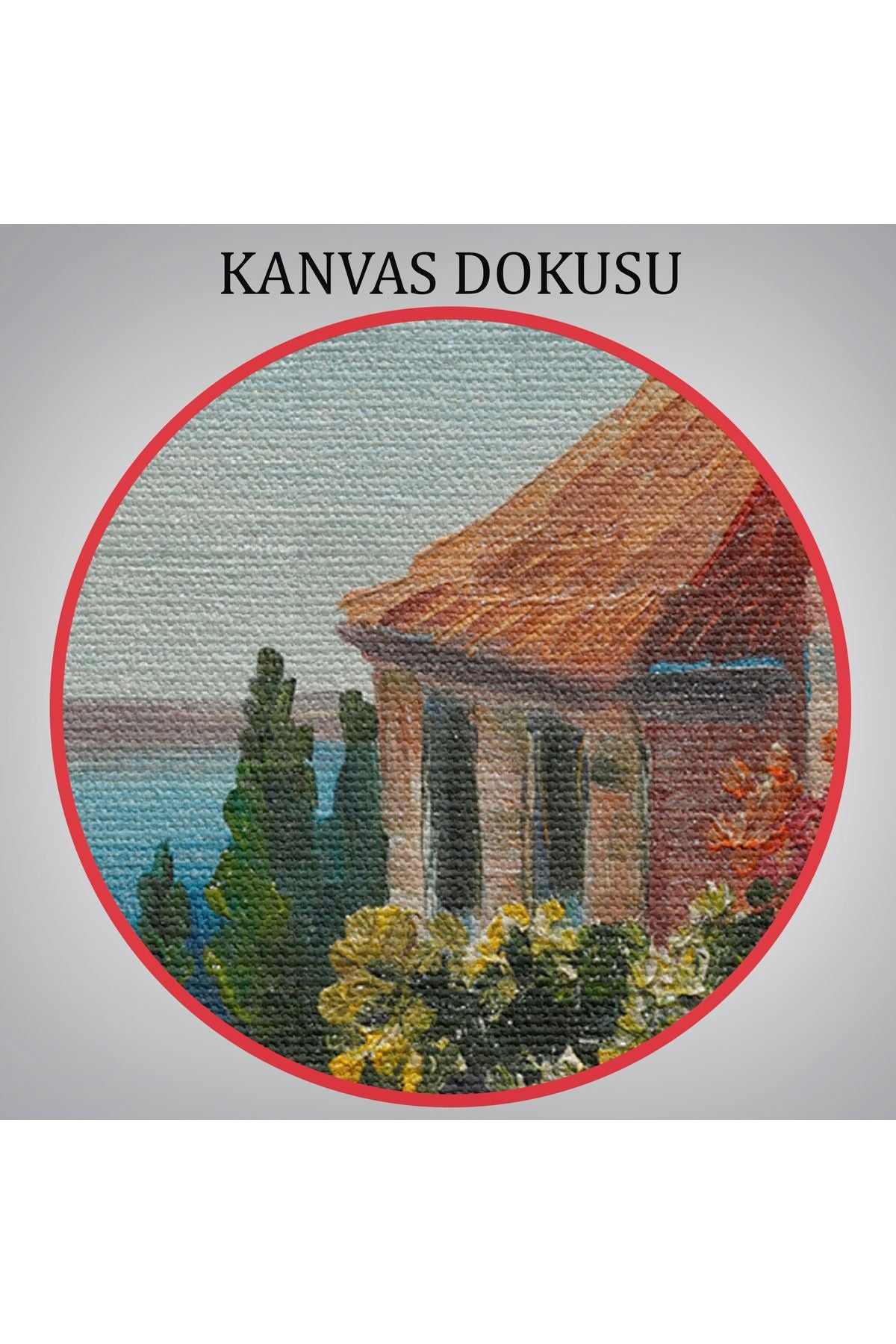 Deniz Manzaralı Dekoratif Kanvas Duvar Tablosu-3436