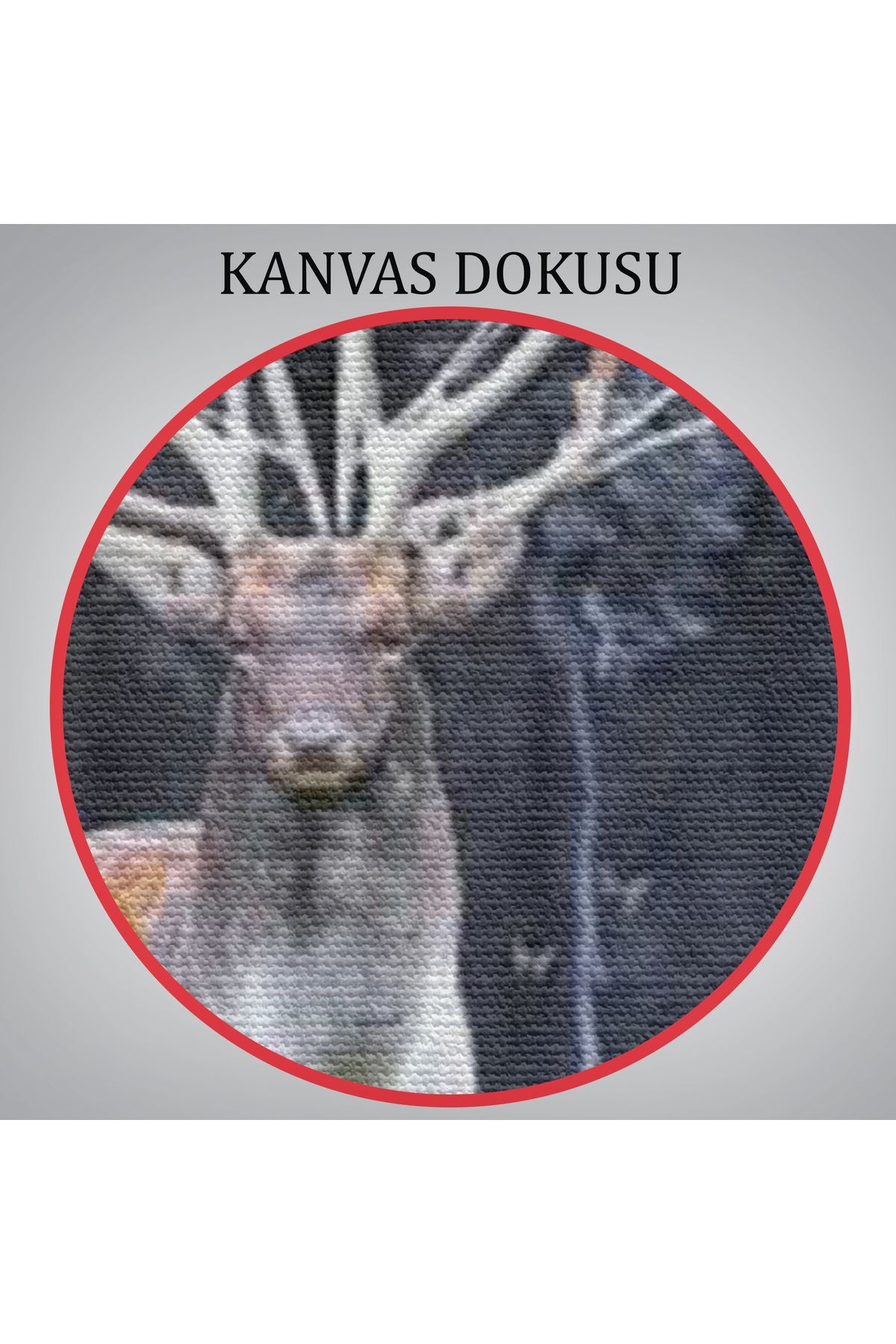 Özel Tasarım, Dekortif BaskıOrmandaki Geyik Tablosu-6566