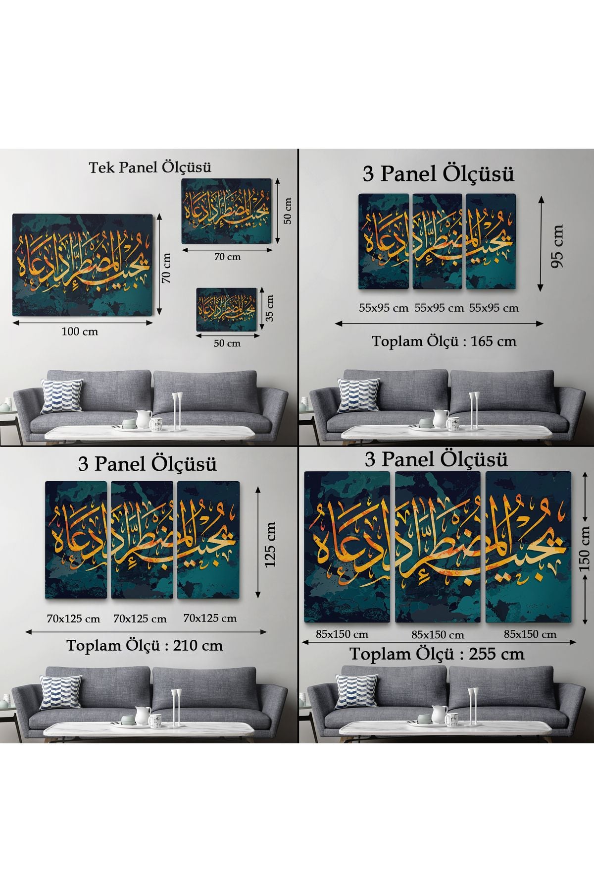 Allah dan Başka Bir Tanrımı Var? Ne Kadar Az Düşünüyorsunuz? Kanvas Tablo-3322