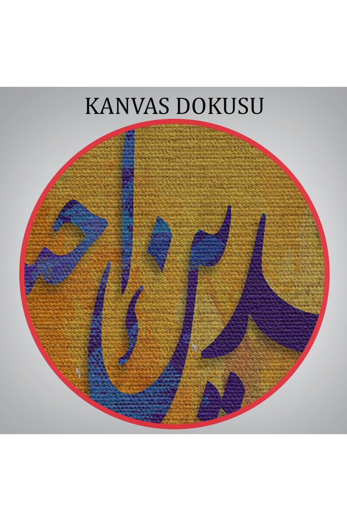 İnsana, Anne Babasına İyi Davranmasını Emrettik (Lokman Suresi 14.Ayet)Kanvas Tablo-3339