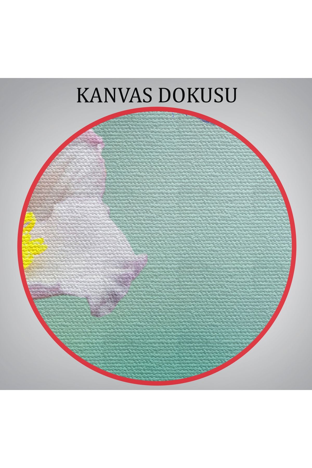 Zarif Çiçek ve Kelebek Dekoratif Kanvas Duvar Tablosu-3579