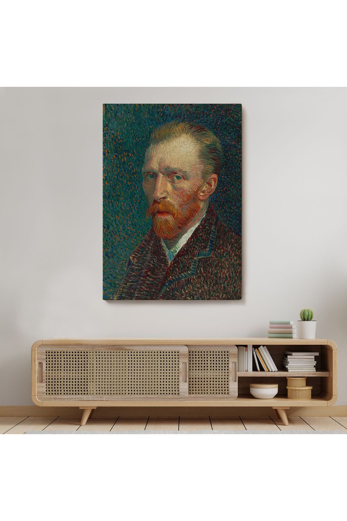 Vincent Van Gogh'un Portresi 1887 Kanvas Tablo-5114