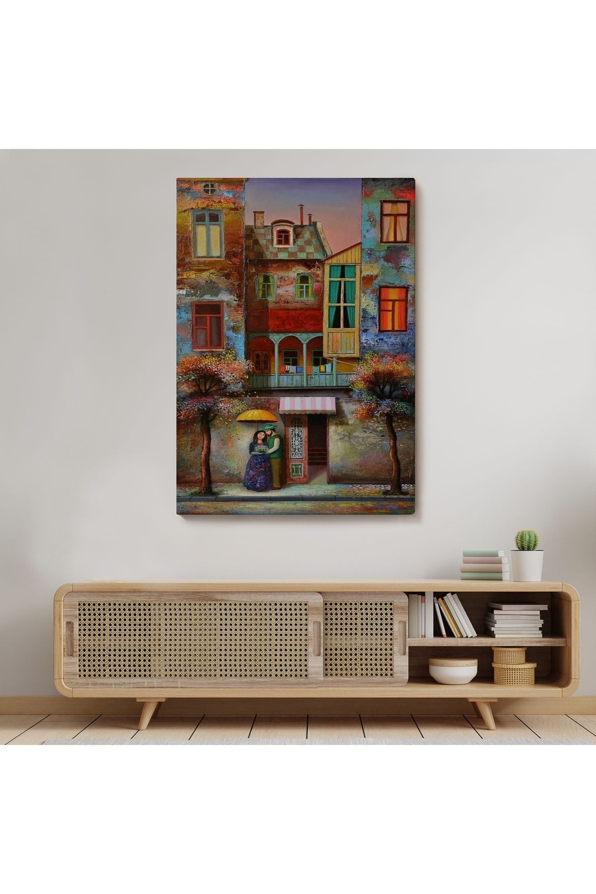 Aşık Çift Kanvas Duvar Tablosu-6179