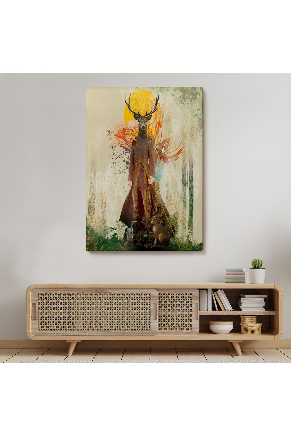 modagos067 Volker Rossenbach'in Ormanın Efendisi İsimli Tablosu-6057