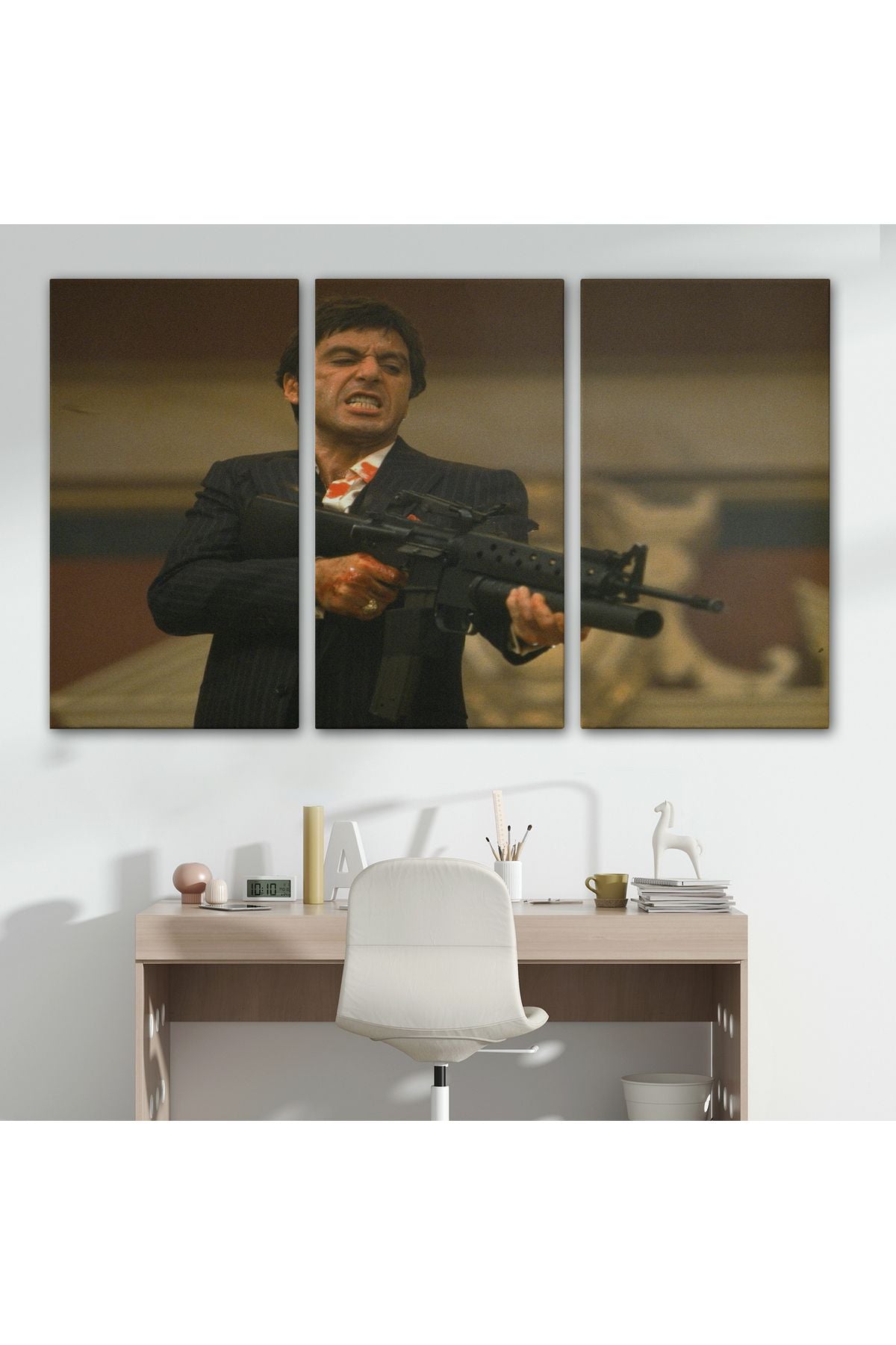 Scarface Alpacino İtalyan Mafya Kanvas Tablo-5147