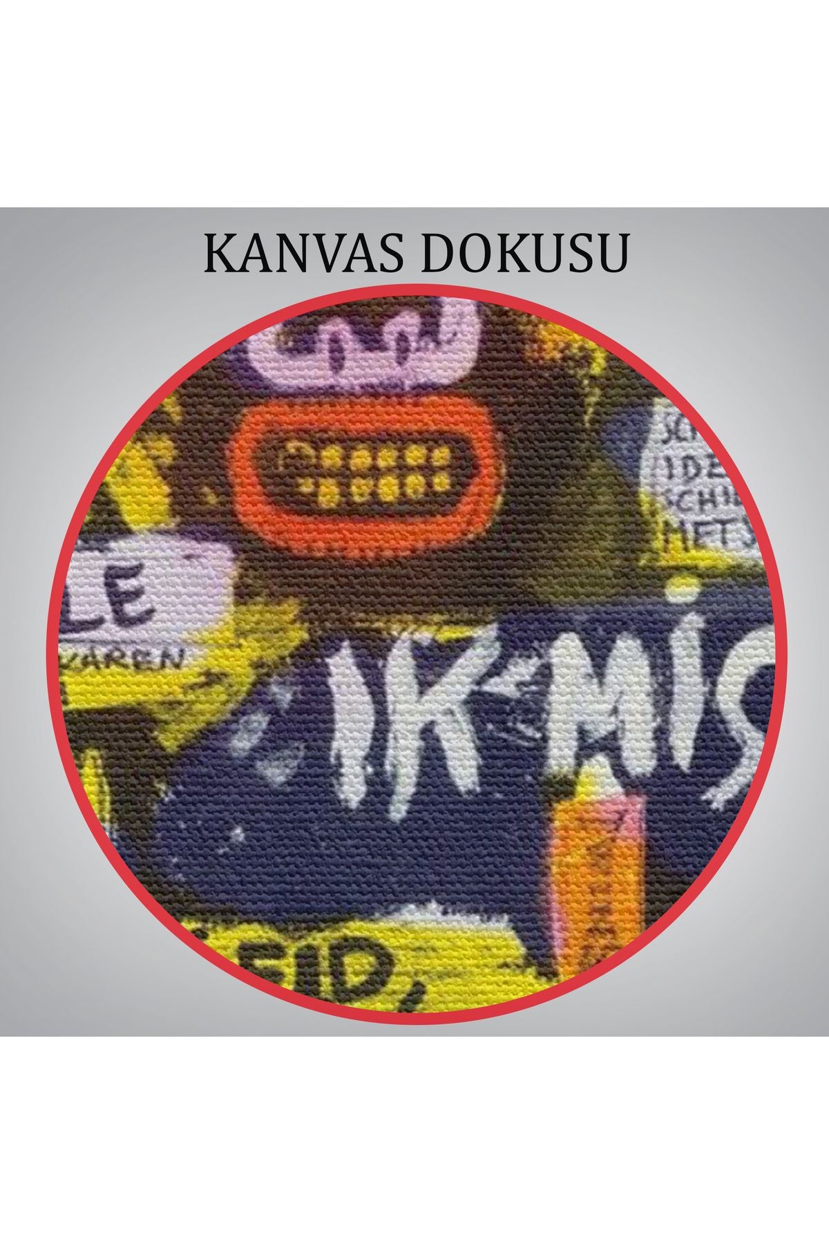 Jean Michel Basquiat Şehir Sanatı Kanvas Tablo-5095