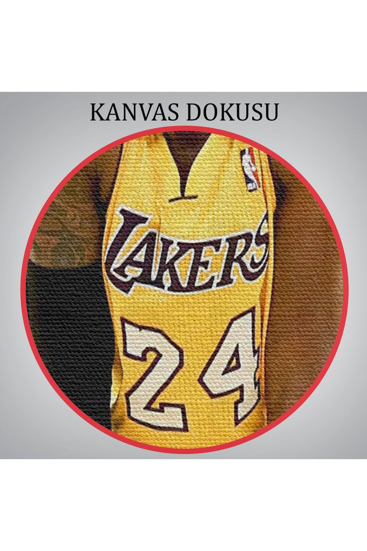 YB Kobe Bryant Los Angeles Lakers Kanvas Tablo / Black Mamba-5149