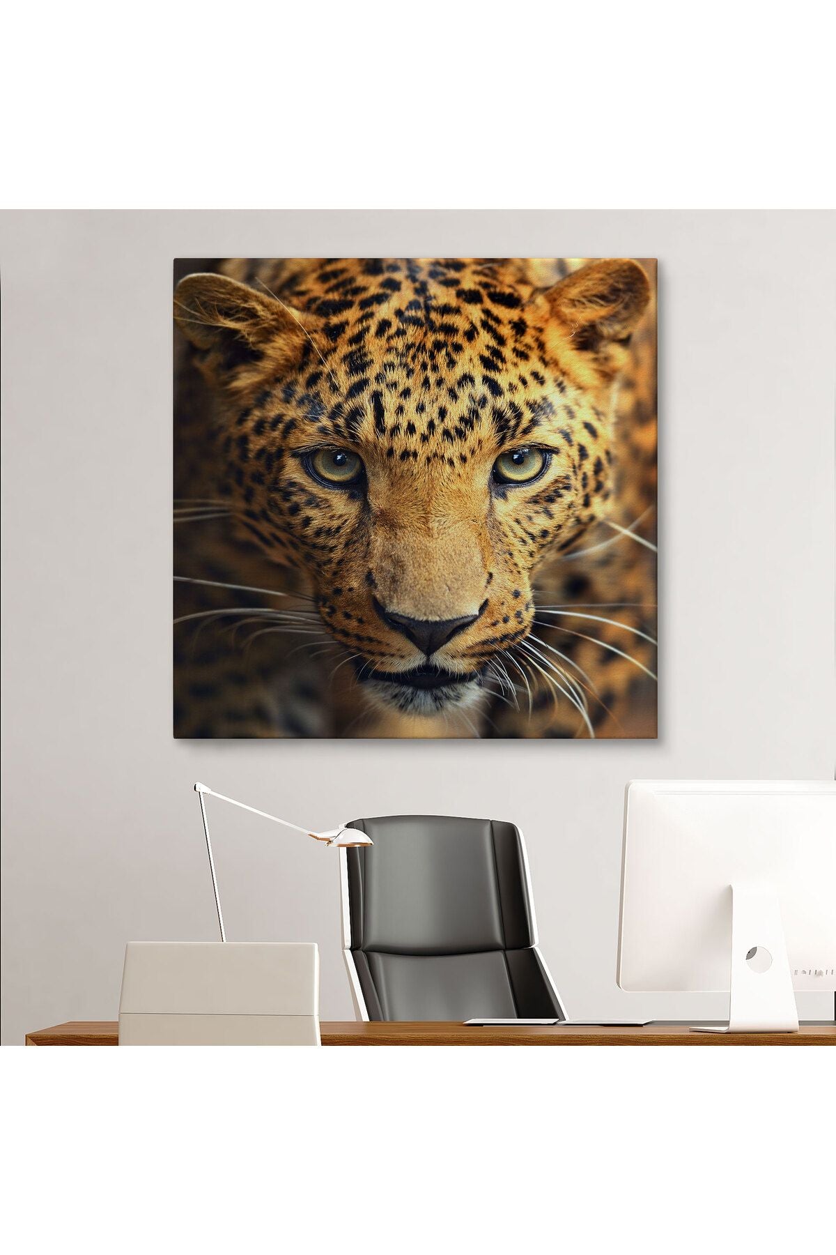 Leopar Dekoratif Kanvas Tablo-5811