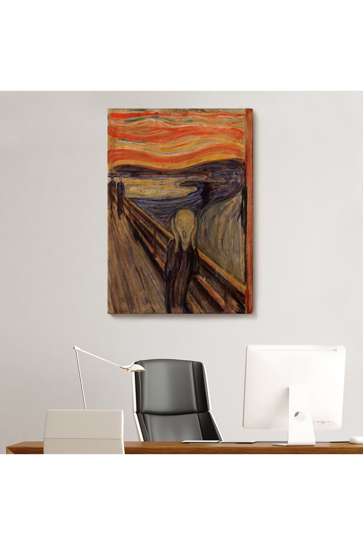 Edvard Munch'un Çığlık İsimli Eseri Kanvas Tablo-5116