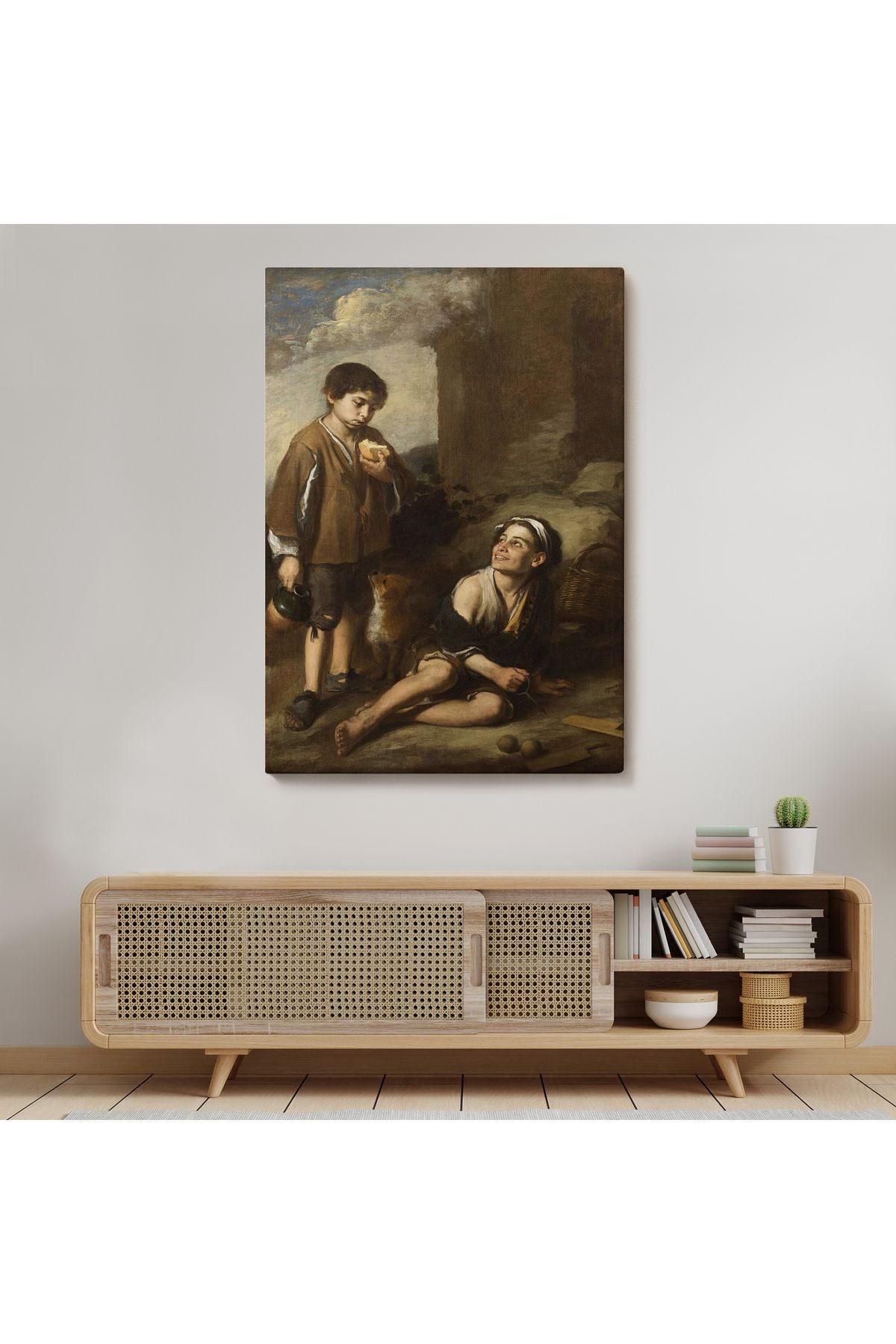 Bartolomé Esteban Murillo'nun Argolla Oyununa Davet Tablosu-6290