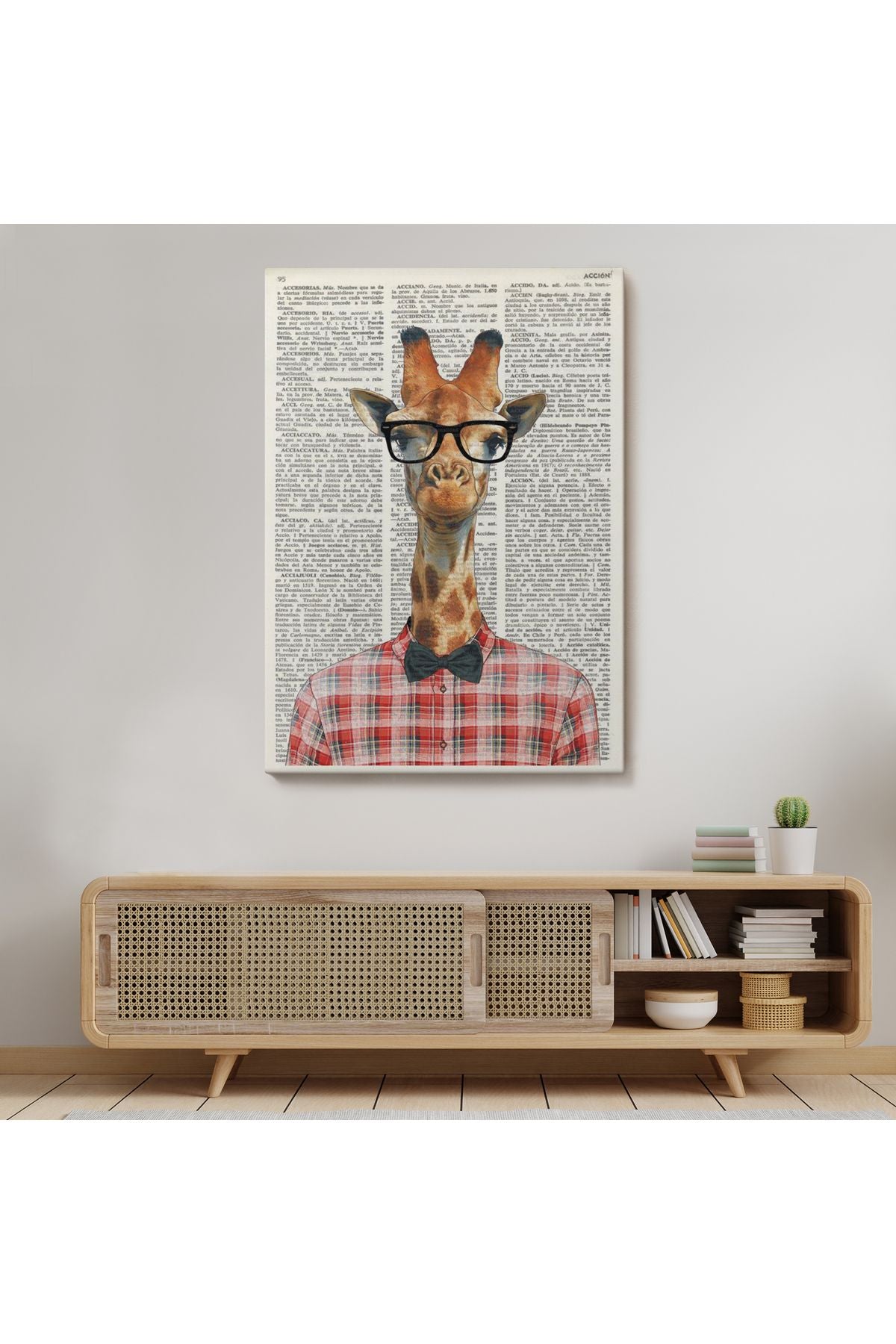 YB Sözlük Sayfasındaki Zürada Dekoratif Duvar Tablosu-6221